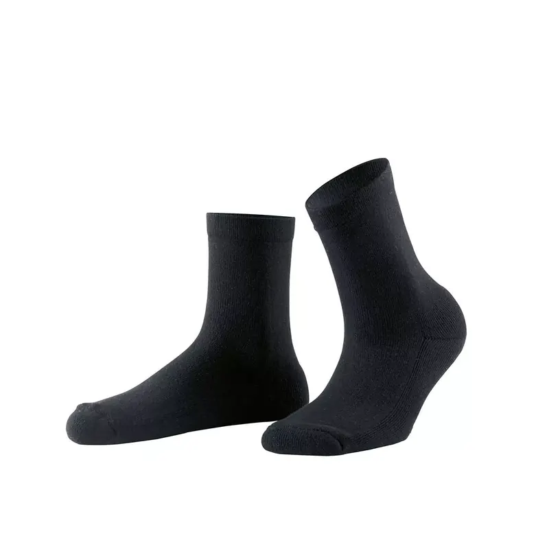 Chaussettes fonctionnelles coton bio, noires