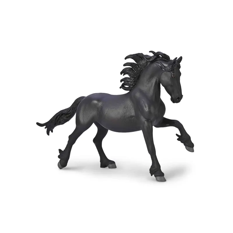 Cheval Frison - Jument Noire Deluxe CollectA 80032