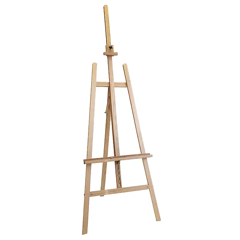 Chevalet d'atelier en bois, à trois pieds