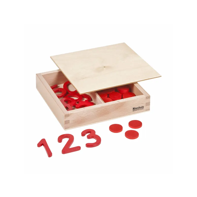 Chiffres et jetons Nienhuis Montessori