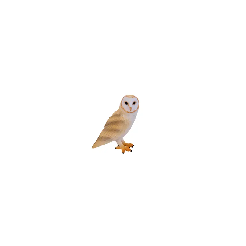 Chouette Effraie Mojo - Figurine oiseau réaliste 381054