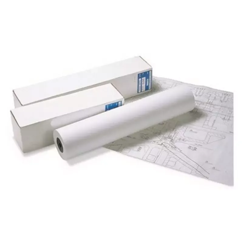 Clairalfa Bobine papier traceur Jet d'encre 80 g/m2 - (l)61 cm (L)50m