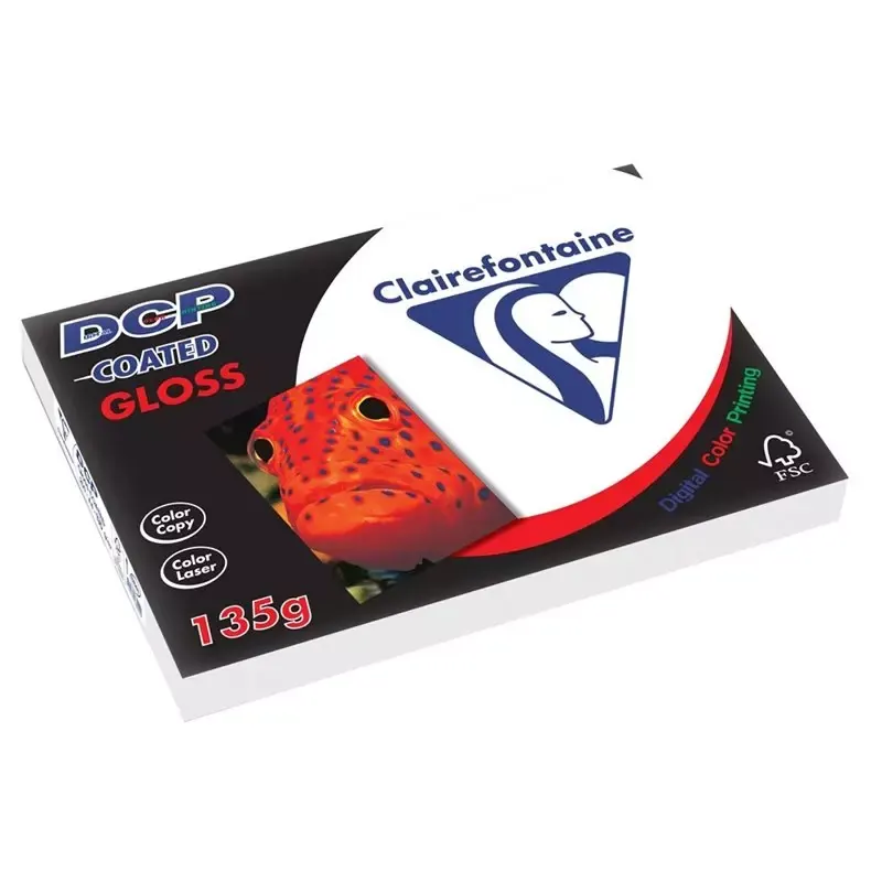 Clairalfa Papier laser DCP coated Gloss A4 - 135 g/m2
