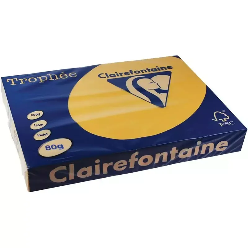Clairalfa Papier universel Trophée, A3, 80 g/m2, bouton d'or
