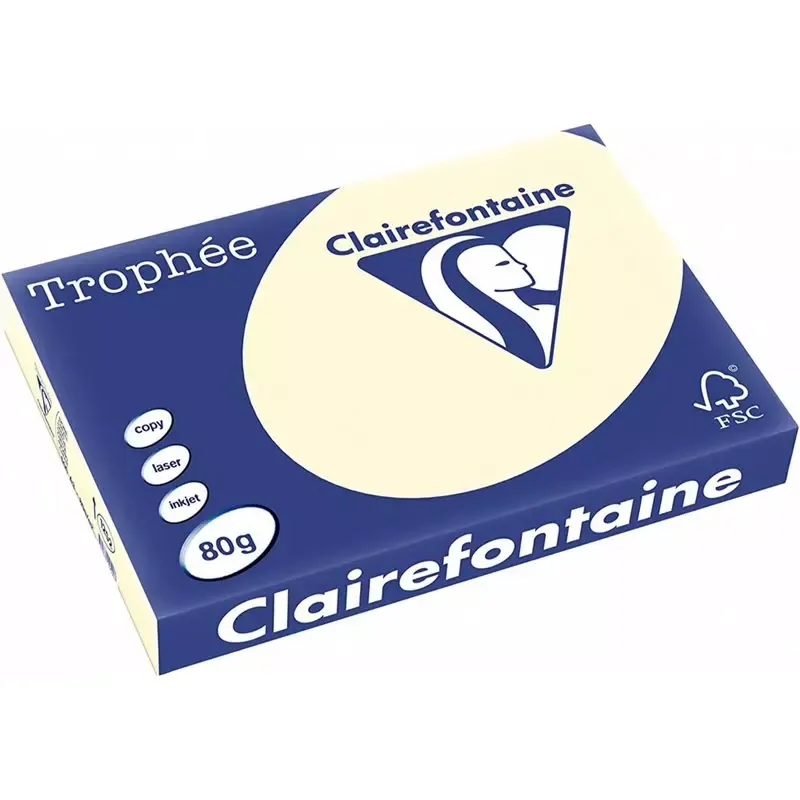 Clairalfa Papier universel Trophée, A3, 80 g/m2, ivoire