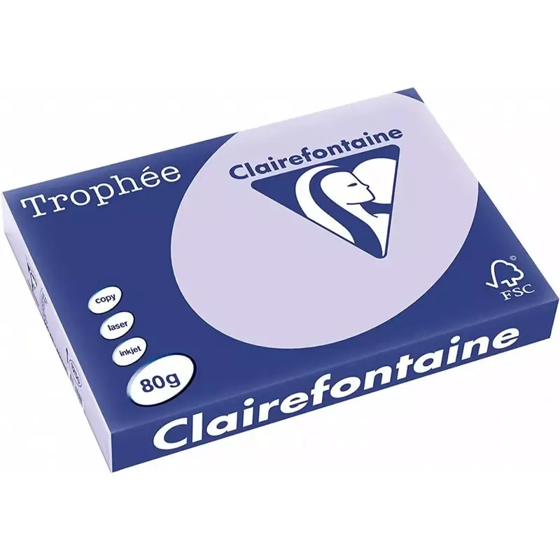 Clairalfa Papier universel Trophée, A3, 80 g/m2, lila