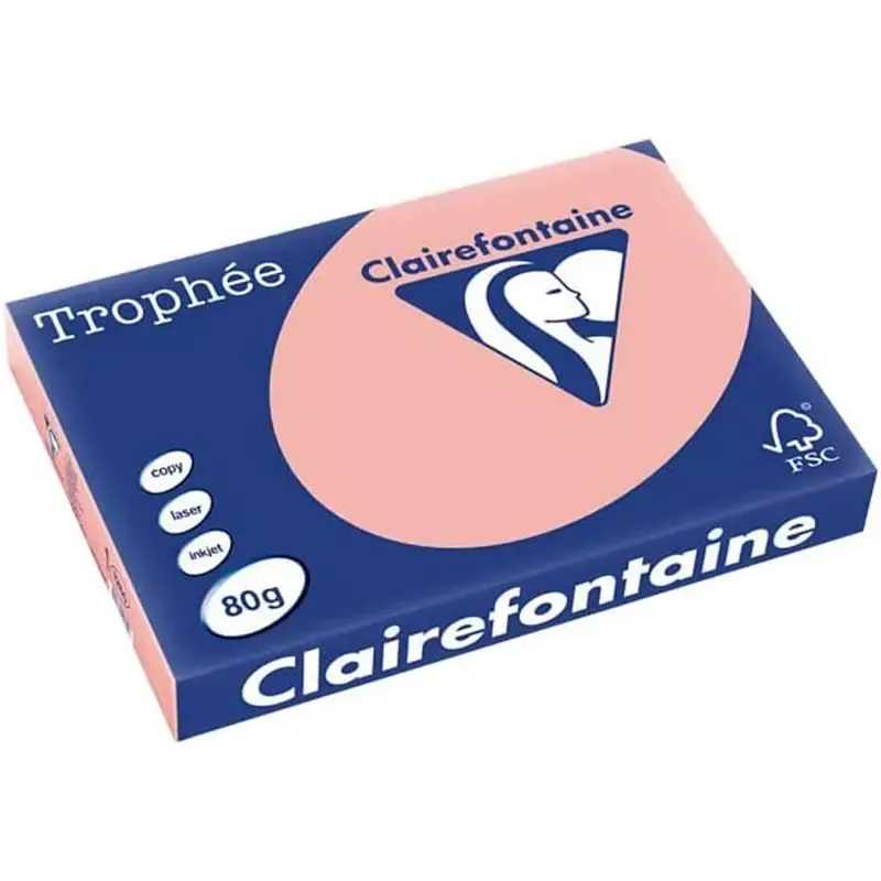 Clairalfa Papier universel Trophée, A3, 80 g/m2, pêche