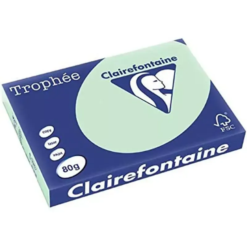 Clairalfa Papier universel Trophée, A3, 80 g/m2, vert golf