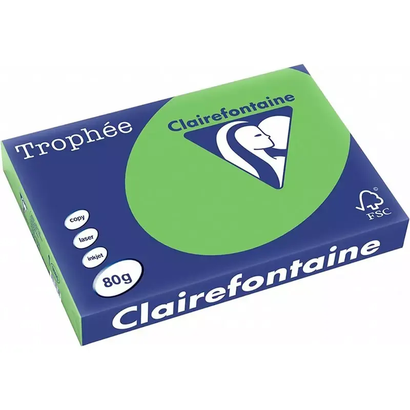 Clairalfa Papier Universel Trophée, A3, 80 g/m2, vert menthe