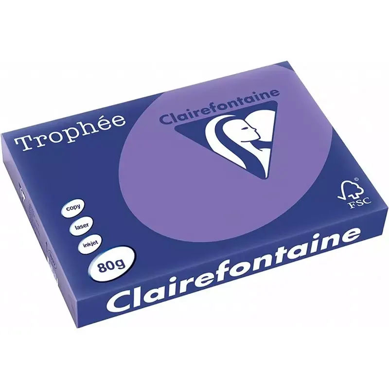 Clairalfa Papier universel Trophée, A3, 80 g/m2, violine