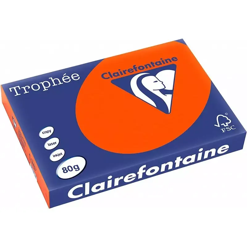 Clairalfa Papier universel Trophée, A3, rouge cardinal