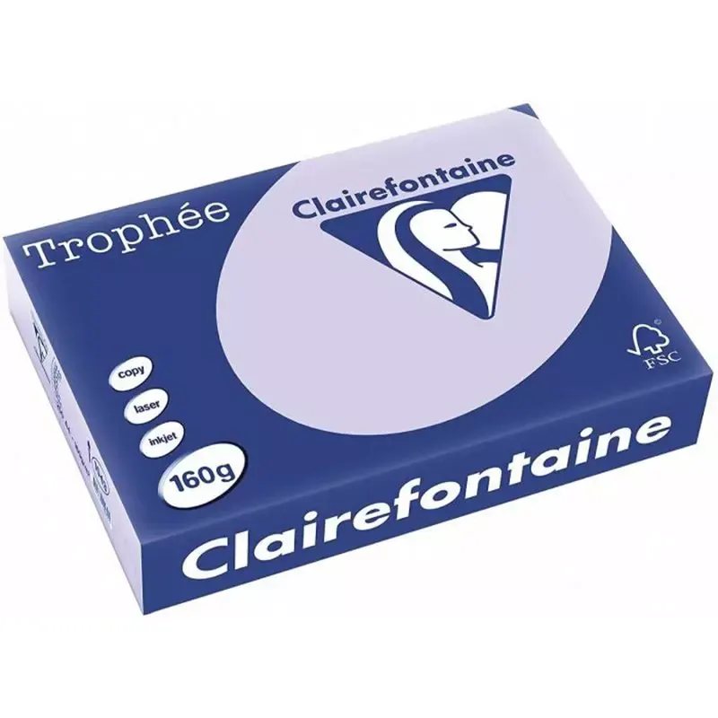 Clairalfa Papier universel Trophée - A4 - 160 g/m2 - lilas