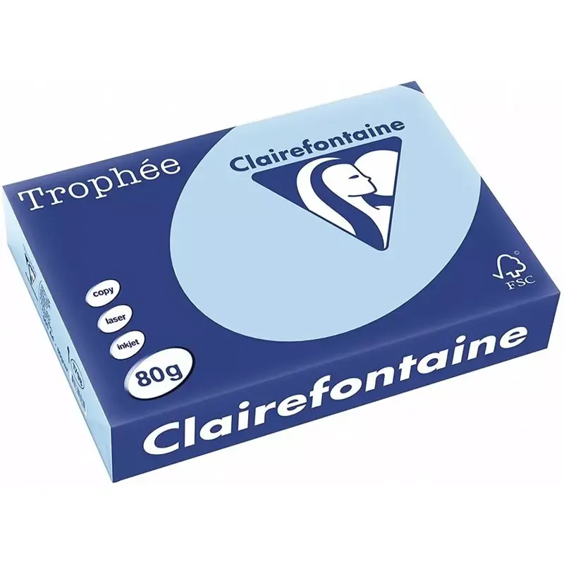 Clairalfa Papier universel Trophée - A4 - 80 g/m2 - bleu vif
