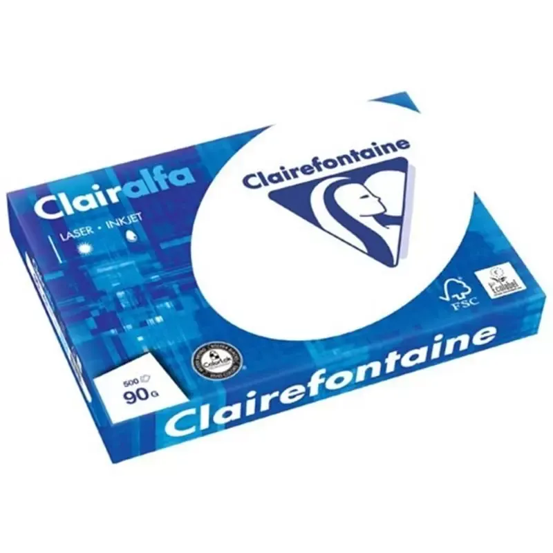 Clairefontaine Clairalfa - Papier multifonction A3, 80 g/m², extra blanc - Ramette 500