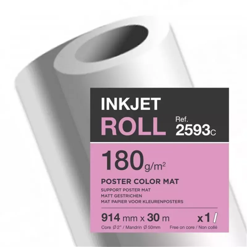 Clairefontaine Papier traceur jet d'encre - 180g/m2 - (l) 91.4 cm x (L)30 m