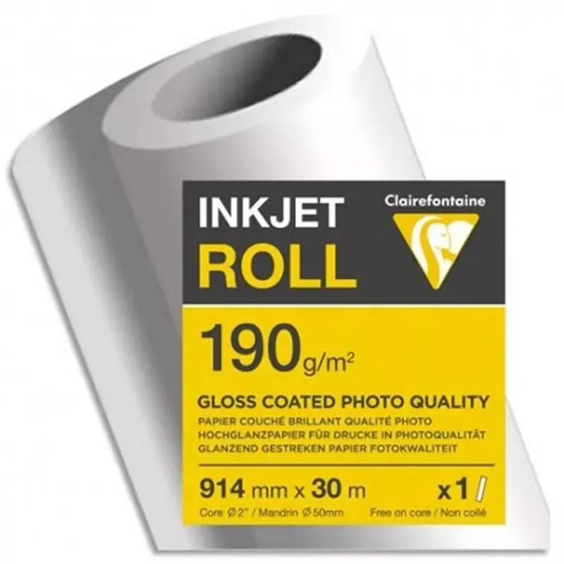 Clairefontaine Papier traceur jet d'encre - 190g/m2 - (l) 91.4 cm x (L)30 m
