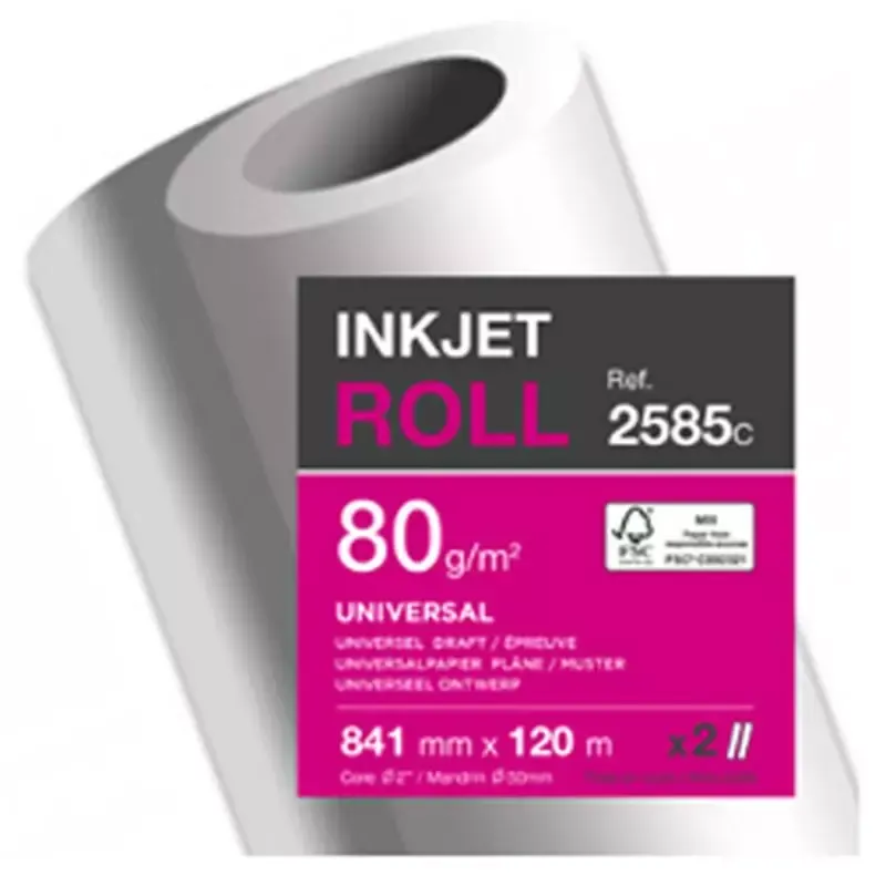 Clairefontaine Papier traceur jet d'encre - 80g/m2 - (l) 84.1 cm x (L)120 m