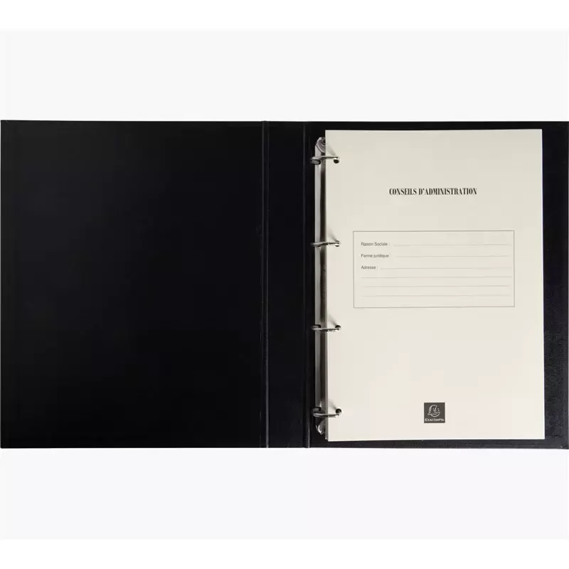 Classeur éco 4 anneaux marqué "Conseils d'Administration"
