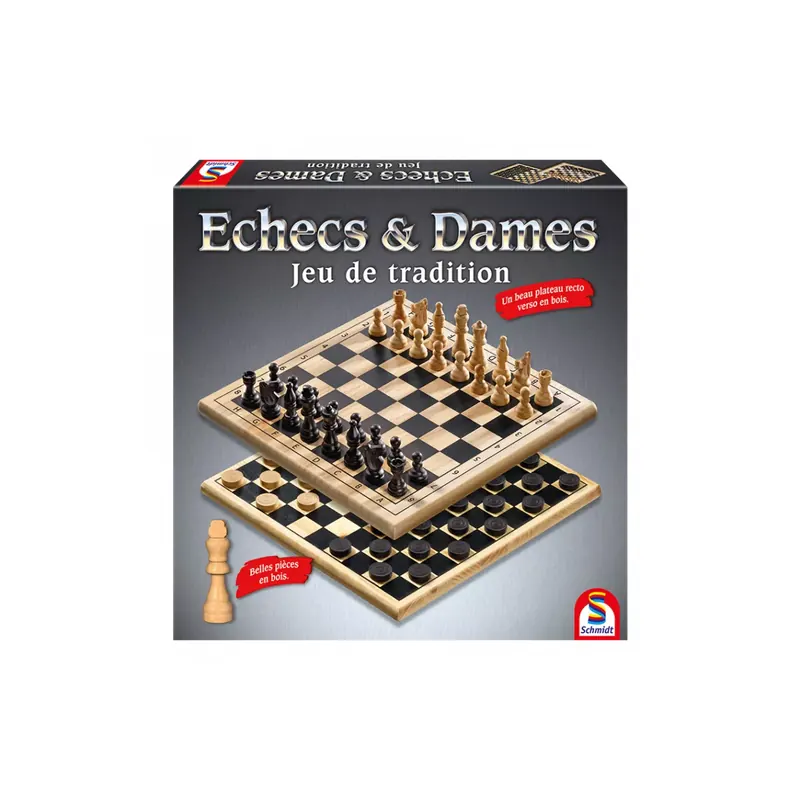 Coffret Échecs et Dames