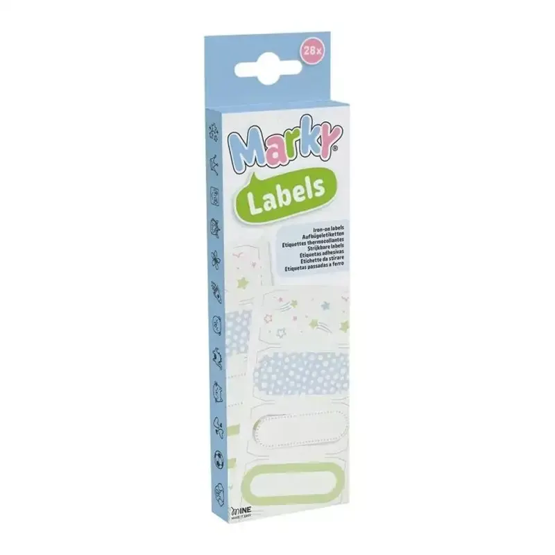COLOP Étiquette thermocollante Marky pour vêtements - 28 étiquettes