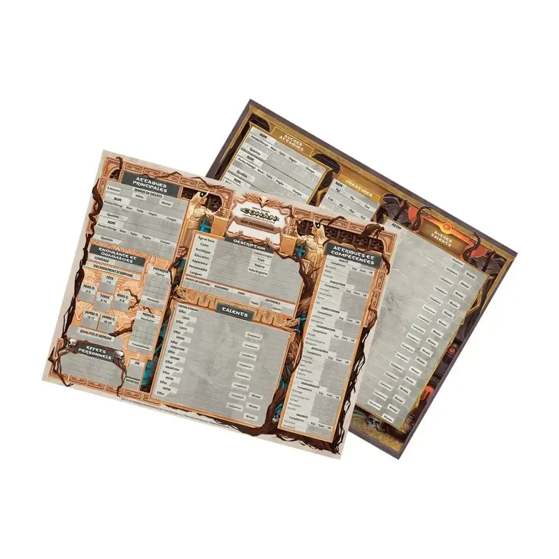 Conan : Pack de Feuilles de Personnages Premium