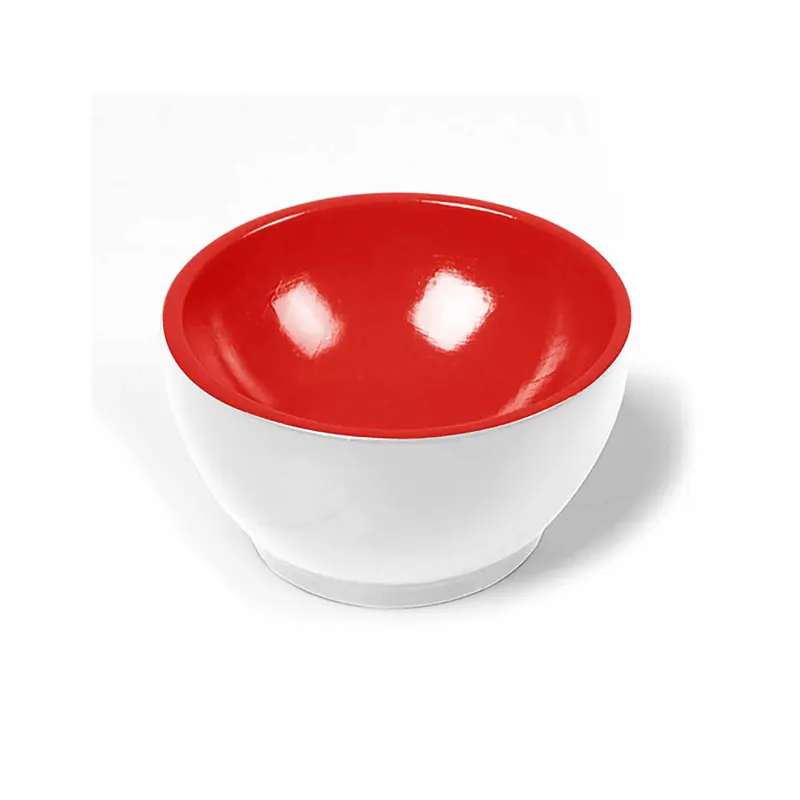 Coupelle en bois blanc / rouge – Nienhuis Montessori