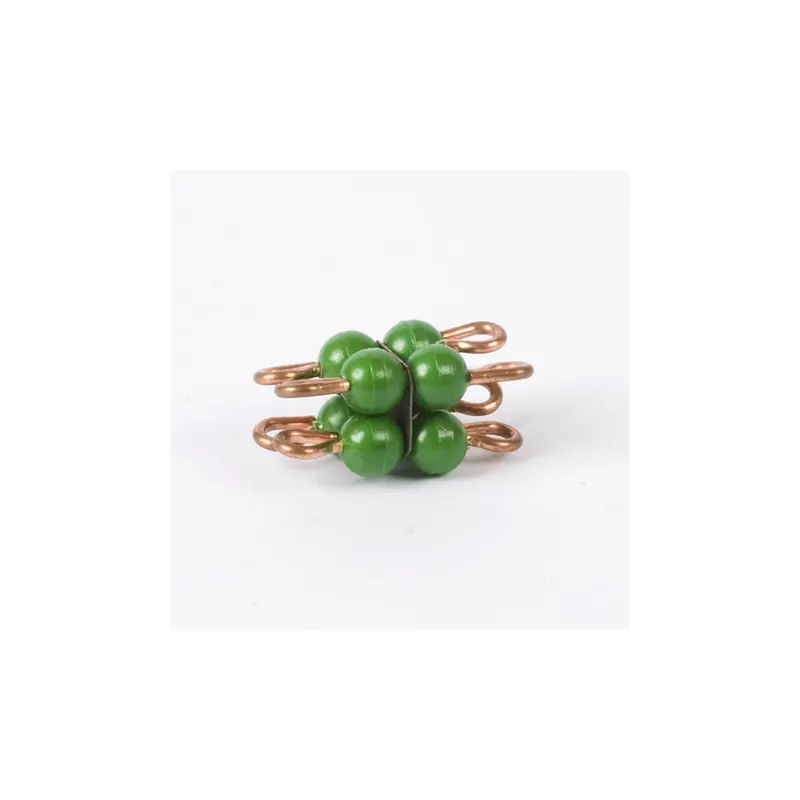 Cube de 2 : Vert - Matériel Montessori Nienhuis
