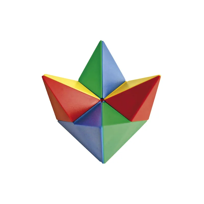 Cube magnétique de 24 pces avec 21 cartes de modèles
