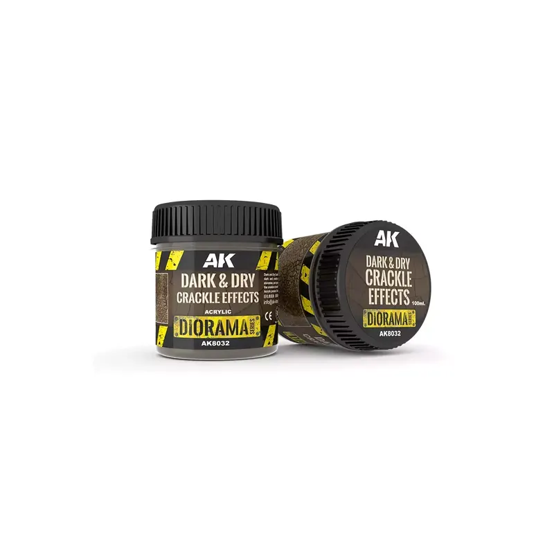 Dark & Dry Crackle Effects - Diorama Series AK Interactive