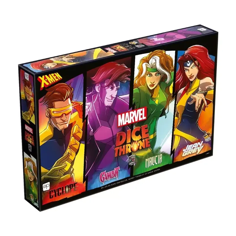 Dice Throne Marvel - X-Men : Cyclope, Gambit, Malicia, Jean Grey