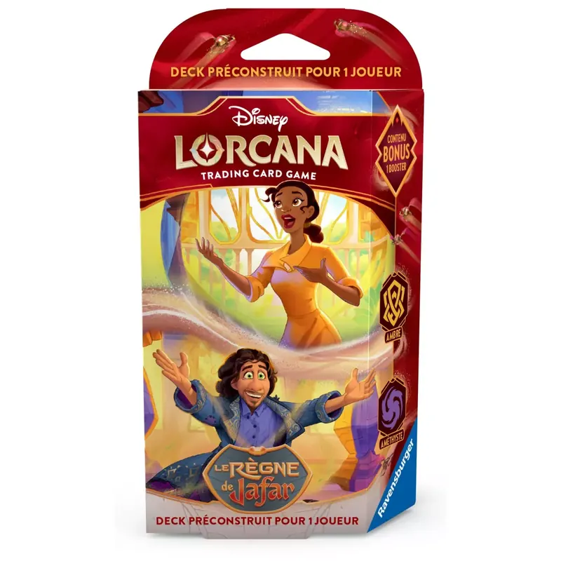 Disney Lorcana : Deck de Démarrage Ambre / Améthyste - Set 8 Le Règne de Jafar