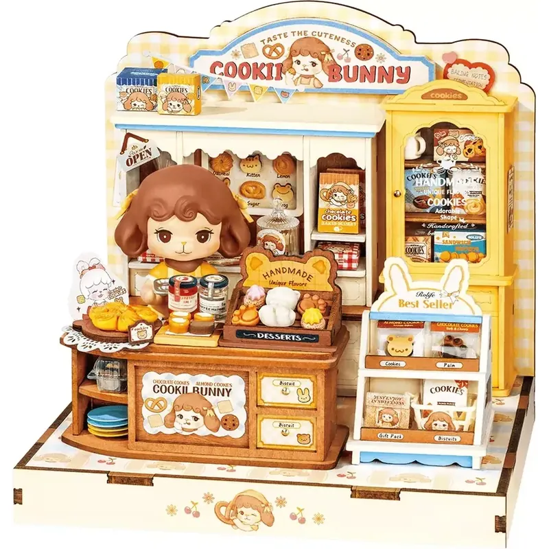 DIY House Rolife - Cookii Bunny's Cookie Shop - 182 Pièces
