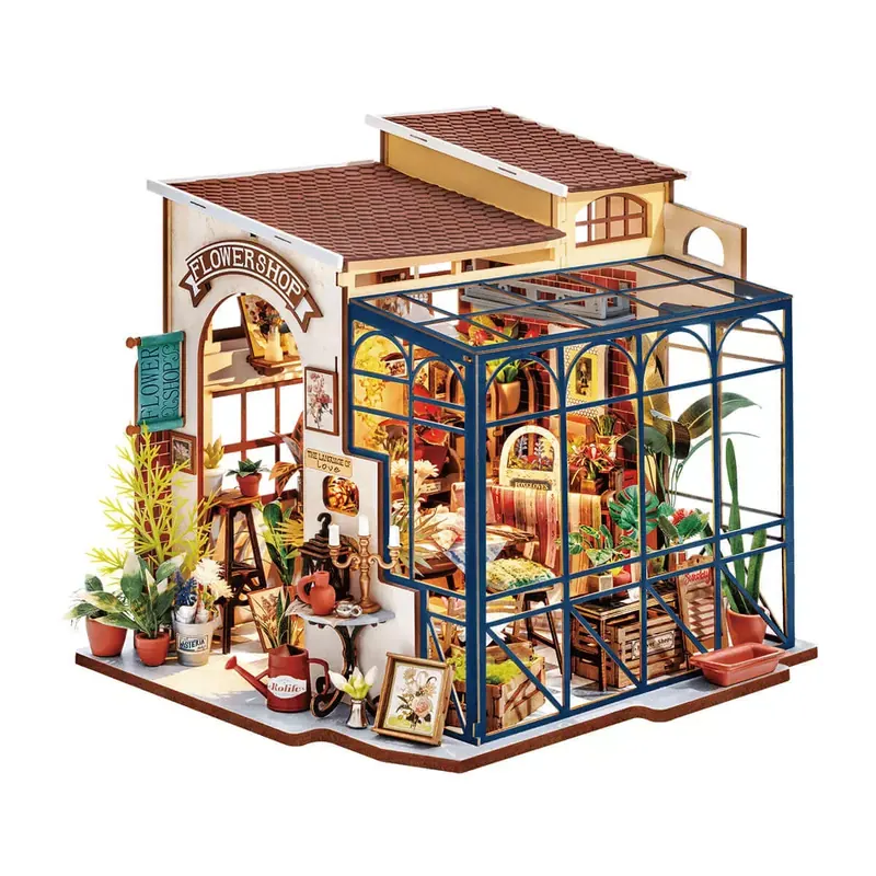 DIY House Rolife - Emily's Flower Shop - 258 Pièces