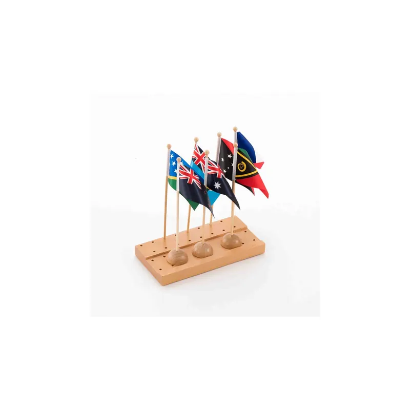 Drapeaux d'Australie en Tissu Montessori