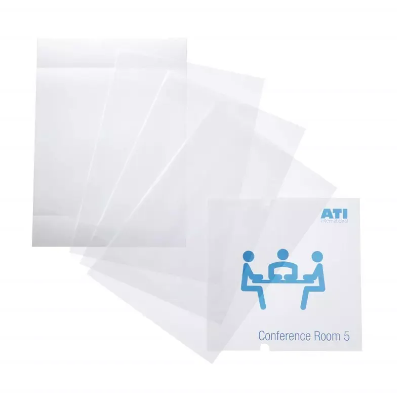DURABLE films CRYSTAL SIGN refill pour plaque de porte 4824