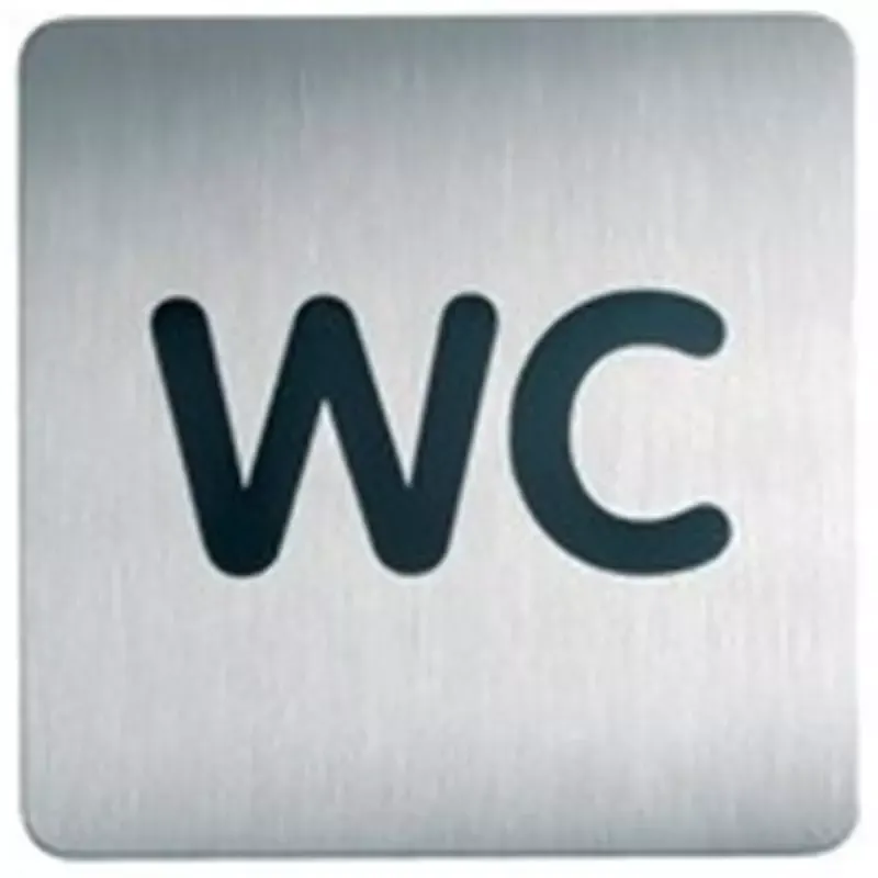 DURABLE Pictogramme PICTO "WC" - carré - en acier