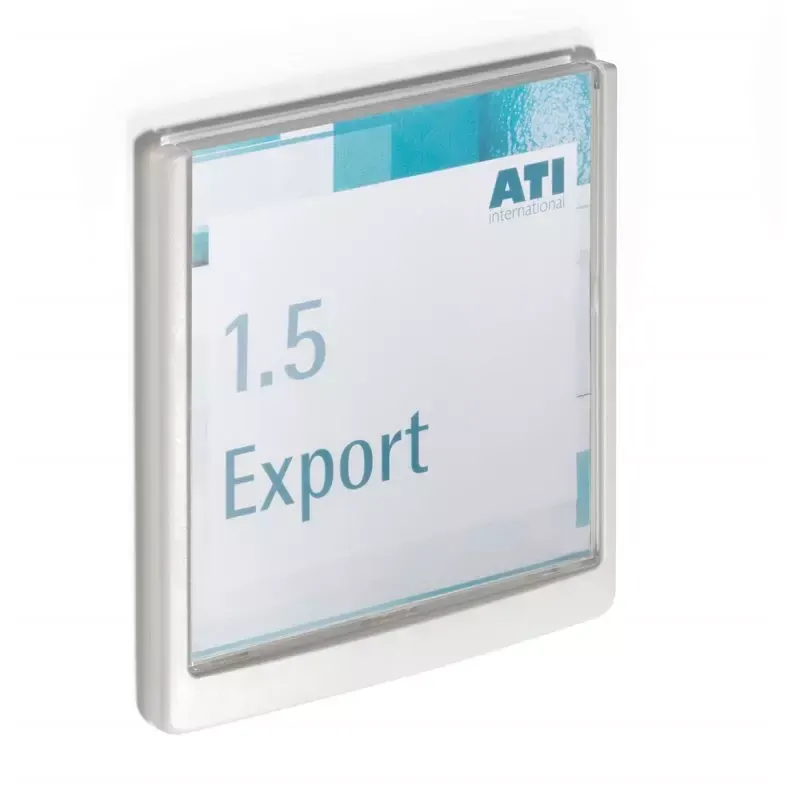 DURABLE Plaque de porte CLICK SIGN (L)149 x (H)148,5 mm - blanc