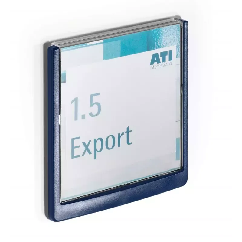 DURABLE Plaque de porte CLICK SIGN (L)149 x (H)148,5 mm - bleu foncé