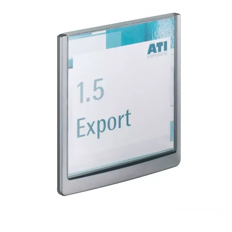 DURABLE Plaque de porte CLICK SIGN (L)149 x (H)148,5 mm - Graphite
