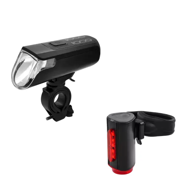 Éclairage vélo à LED rechargeable, avant / arrière