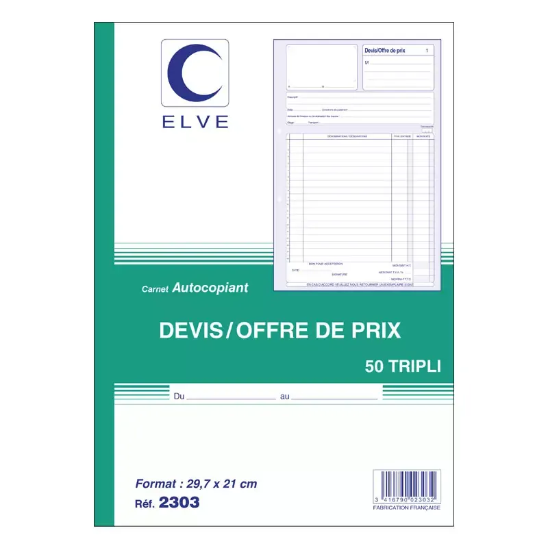 ELVE manifold Devis - Offre de prix tripli 210x297