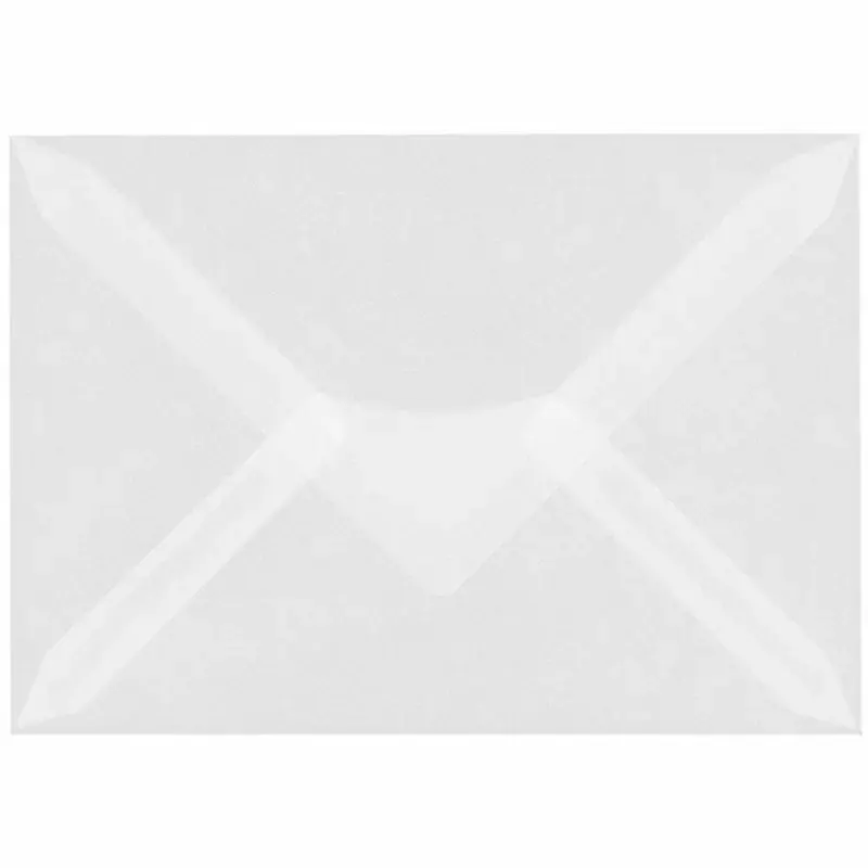 enveloppe - C6 - translucide - gommees -100g
