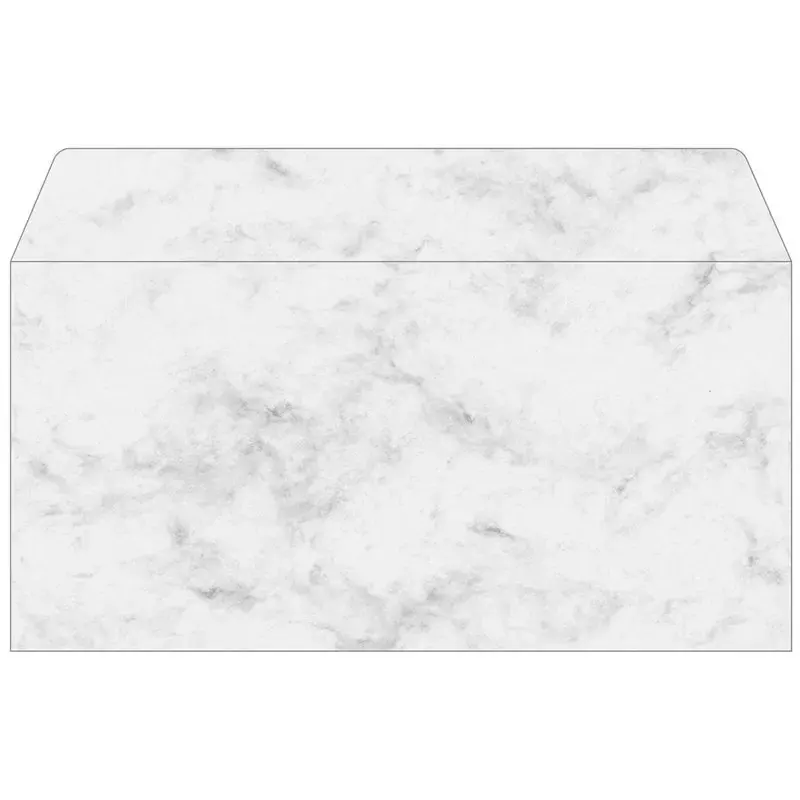 enveloppe - long - 90 g/m2 - gomme - marbre gris