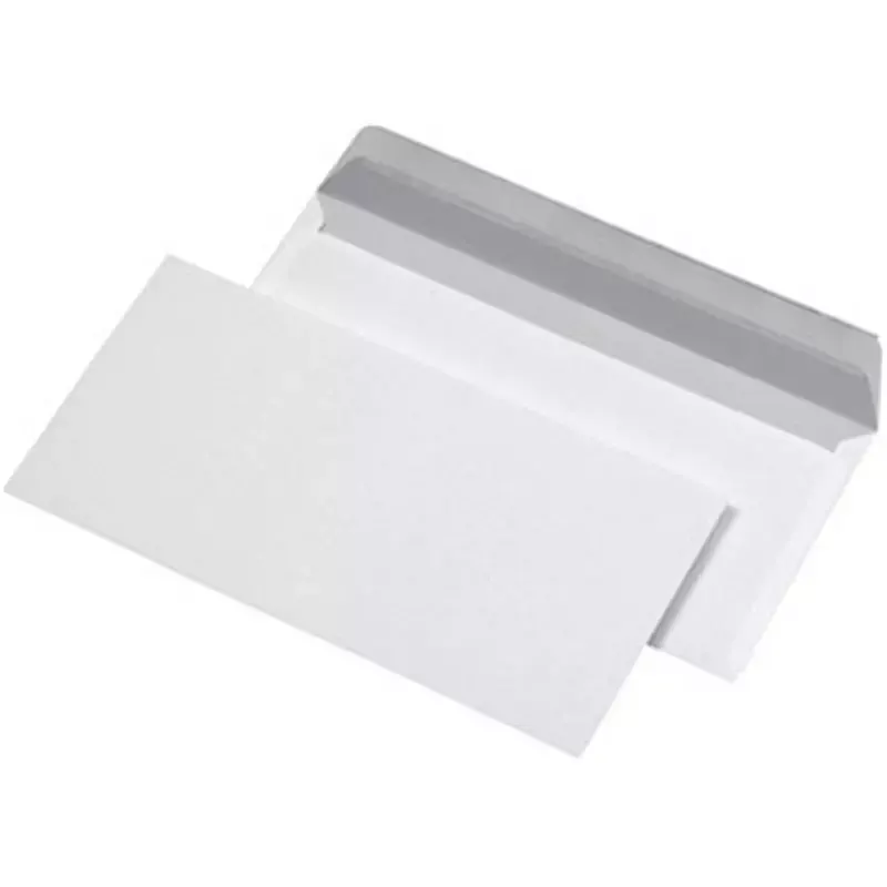 Enveloppes 100g à bande de protection sans fenêtre - C5 - 162 x 229 mm - 500 pcs - blanc