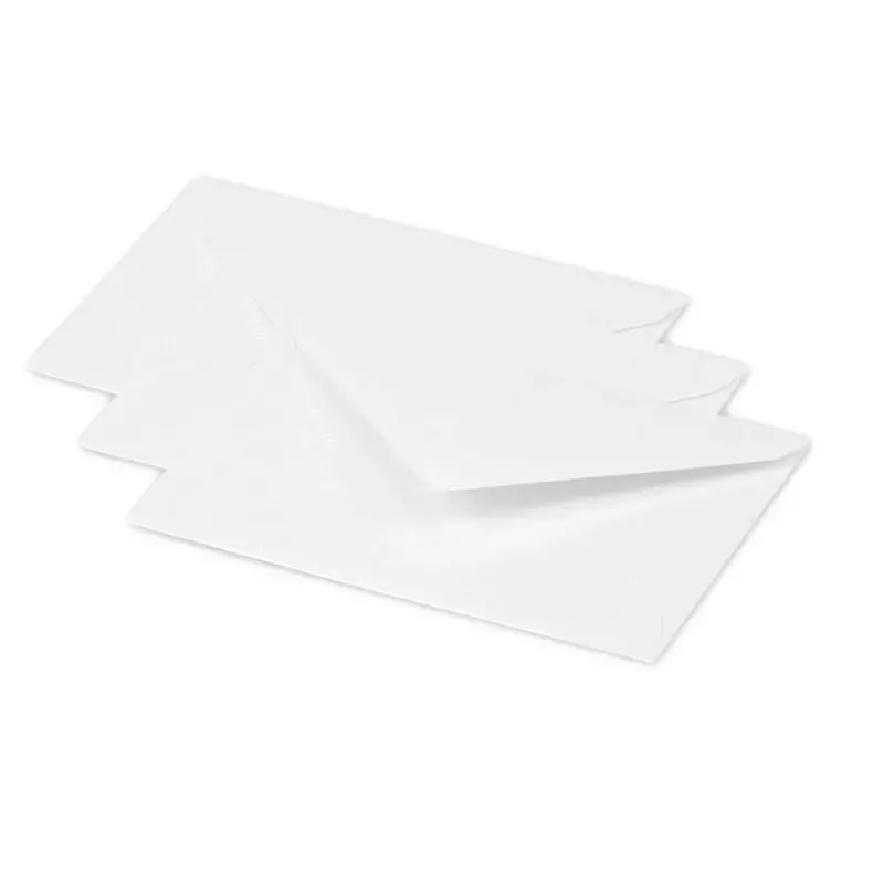 Enveloppes 75 x 100 mm - 20 pièces - blanc irisé
