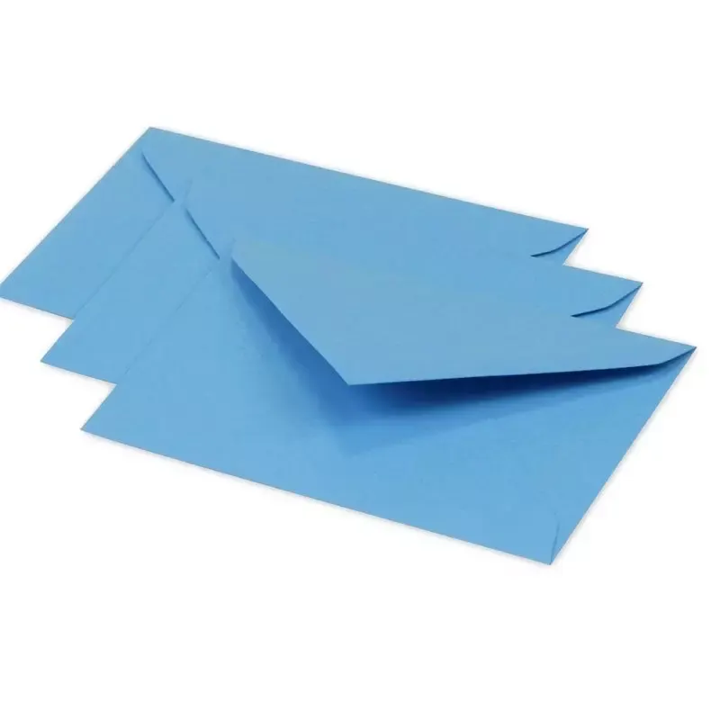 Enveloppes 75 x 100 mm - 20 pièces - bleu turquoise