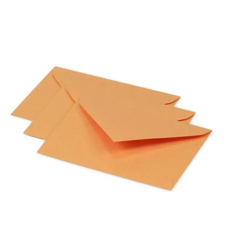 Enveloppes 75 x 100 mm - 20 pièces - clémentine