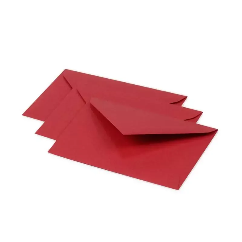 Enveloppes 75 x 100 mm - 20 pièces - Groseille