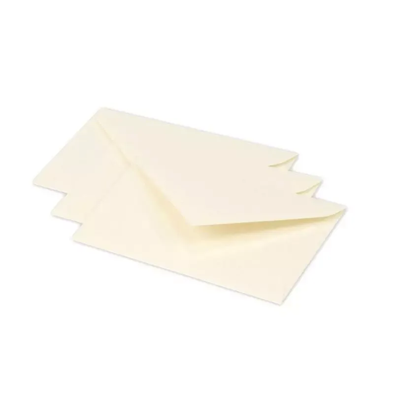 Enveloppes 75 x 100 mm - 20 pièces - ivoire irisé