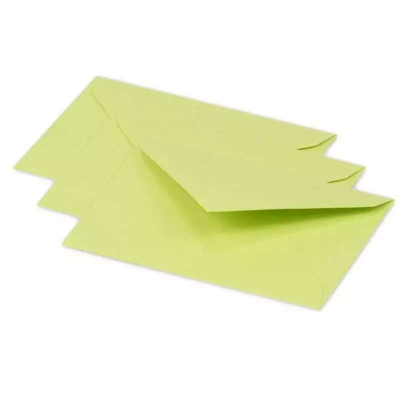 Enveloppes 75 x 100 mm - 20 pièces - Vert Clair